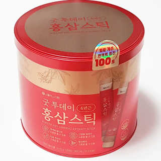 서울약사신협_굿투데이홍삼스틱_10ml x 100포 — 5점을 준 리뷰어가 2020년 7월 올린 사용 사진