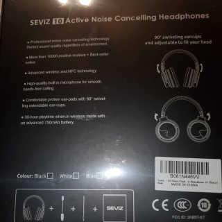 SEVIZ Bluetooth Headphones 10 3color — 5점을 준 리뷰어가 2020년 5월 올린 사용 사진