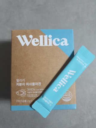 웰리카 저분자 피쉬 콜라겐 — 5점을 준 리뷰어가 2020년 12월 올린 사용 사진