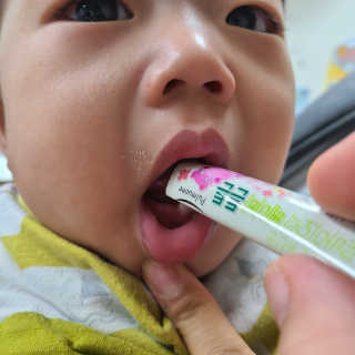[풀무원베이비밀] 프로바이오락 베이비 튼튼 유산균 — 5점을 준 리뷰어가 2020년 8월 올린 사용 사진