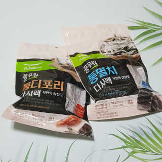 [풀무원] 자연의 감칠맛 통디포리, 통멸치 다시팩 세트 — 5점을 준 리뷰어가 2020년 5월 올린 사용 사진