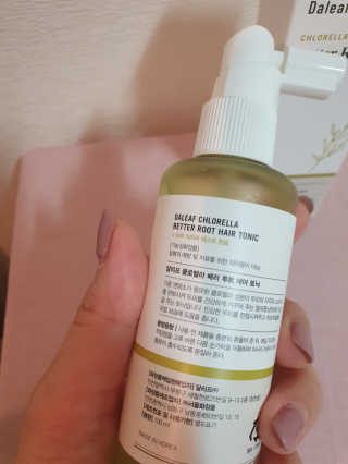 달리프 클로렐라 베러 루트 헤어토닉 100ml — 5점을 준 리뷰어가 2020년 10월 올린 사용 사진