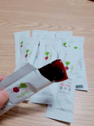 유유네이처 머빈스 젤리 레드비트 콜라겐 — 5점을 준 리뷰어가 2020년 5월 올린 사용 사진