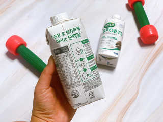 셀렉스스포츠 셀렉스 스포츠 드링크 초콜릿 _ 330ml x 12팩 — 5점을 준 리뷰어가 2020년 11월 올린 사용 사진