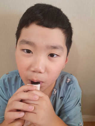 365더건강 에버뷰티 석류콜라겐 젤리 — 5점을 준 리뷰어가 2020년 8월 올린 사용 사진