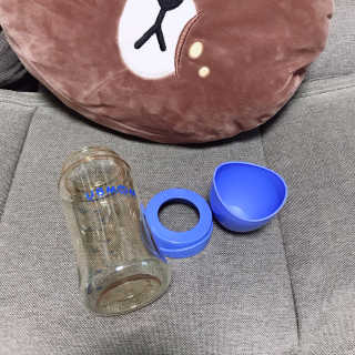 유비맘 PPSU 젖병 노꼭지_260ml_컬러 랜덤 발송 — 5점을 준 리뷰어가 2020년 8월 올린 사용 사진