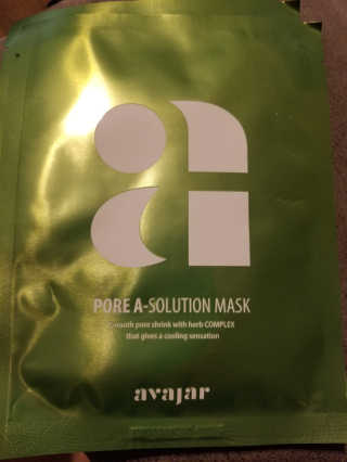 Avajar A-Solution 마스크 — 5점을 준 리뷰어가 2020년 10월 올린 사용 사진