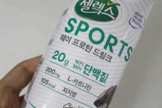 셀렉스스포츠 셀렉스 스포츠 드링크 초콜릿 _ 330ml x 12팩 — 5점을 준 리뷰어가 2020년 11월 올린 사용 사진