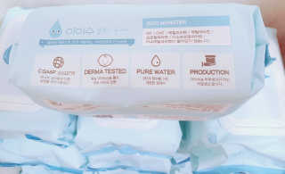 아이수 블루니 몬스터 아기 물티슈 — 4점을 준 리뷰어가 2020년 11월 올린 사용 사진