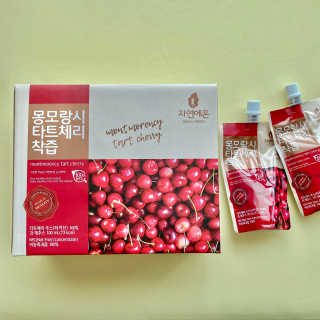자연에온 몽모랑시 타트체리 착즙 100mL 10개입 2BOX — 5점을 준 리뷰어가 2020년 10월 올린 사용 사진