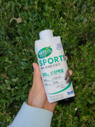 셀렉스스포츠 셀렉스 스포츠 드링크 초콜릿 _ 330ml x 12팩 — 5점을 준 리뷰어가 2020년 10월 올린 사용 사진
