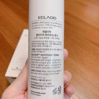 ECLADO 에끌라두 멜라이져 화이트닝 토너 — 5점을 준 리뷰어가 2020년 10월 올린 사용 사진