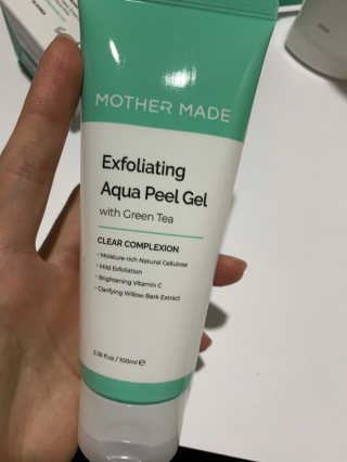 [마더메이드]엑스폴리에이팅 아쿠아 필링젤 w.그린티_K — 5점을 준 리뷰어가 2020년 9월 올린 사용 사진