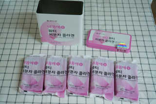 서울약사신협_내몸애뷰티저분자콜라겐_2.5g 50포 — 4점을 준 리뷰어가 2020년 4월 올린 사용 사진