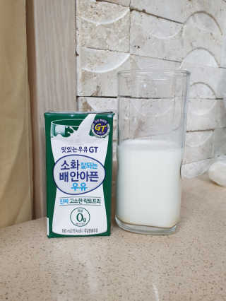 남양유업 소화잘되는 배안아픈 우유 멸균 12EA — 5점을 준 리뷰어가 2020년 12월 올린 사용 사진