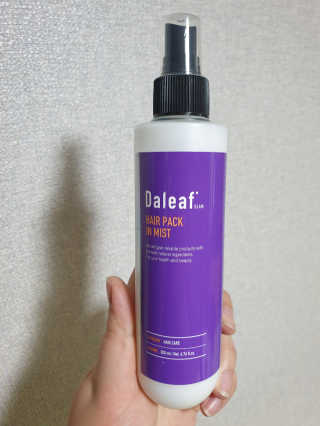 달리프 글램 헤어팩 인미스트 200ml — 4점을 준 리뷰어가 2020년 12월 올린 사용 사진