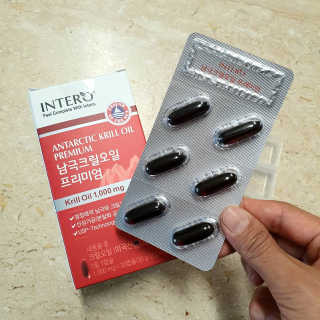 인테로 크릴오일 프리미엄 — 4점을 준 리뷰어가 2020년 6월 올린 사용 사진
