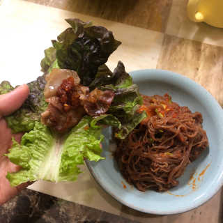 [해주냉면] 신천맛집 매운 비빔냉면 2인분 + 무절임 — 3점을 준 리뷰어가 2020년 5월 올린 사용 사진