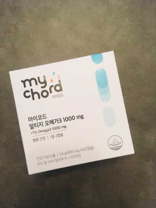 JW중외제약 마이코드 알티지 오메가3 1000 mg — 4점을 준 리뷰어가 2020년 10월 올린 사용 사진