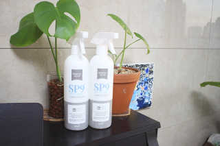 SP9 스프레이형 프리미엄 살균소독제 500ml+100ml — 5점을 준 리뷰어가 2020년 12월 올린 사용 사진
