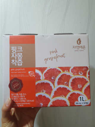 자연에온 핑크 자몽 착즙 100mL 10개입 2BOX — 5점을 준 리뷰어가 2020년 11월 올린 사용 사진