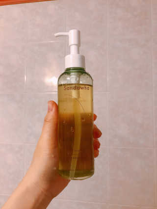 스킨큐어 산다화 순한 클렌징 동백 오일 200ml — 5점을 준 리뷰어가 2020년 4월 올린 사용 사진