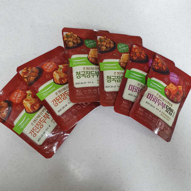 [풀무원] 큰건더기로 더 맛있게, 두부덮밥소스 3종 리뷰 사진