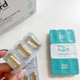 JW중외제약 마이코드 알티지 오메가3 1000 mg — 5점을 준 리뷰어가 2020년 9월 올린 사용 사진
