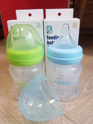 유비맘 신생아젖병 120ml 트리플팩_ 젖꼭지 포함 — 5점을 준 리뷰어가 2020년 6월 올린 사용 사진