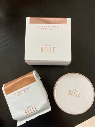 디어벨르 크림쿠션 DEAR BELLE CREAM COUSION — 5점을 준 리뷰어가 2020년 8월 올린 사용 사진