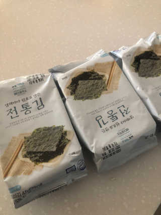 한촌몰 바다공작소 전통김_명품돌김세트 — 5점을 준 리뷰어가 2020년 11월 올린 사용 사진