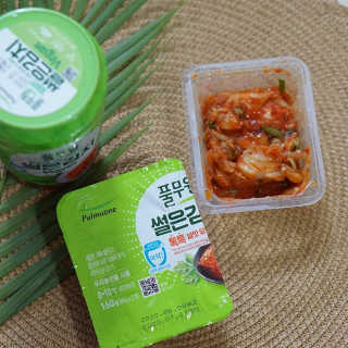 [풀무원] 들기름 볶음김치, 톡톡 김치, 깔끔한 김치 — 5점을 준 리뷰어가 2020년 6월 올린 사용 사진