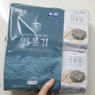 한촌몰 바다공작소 전통김_명품돌김세트 — 4.5점을 준 리뷰어가 2020년 10월 올린 사용 사진