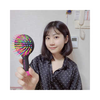 아이캔디 레인보우 볼륨S  브러쉬 미디엄 블랙 — 5점을 준 리뷰어가 2020년 9월 올린 사용 사진