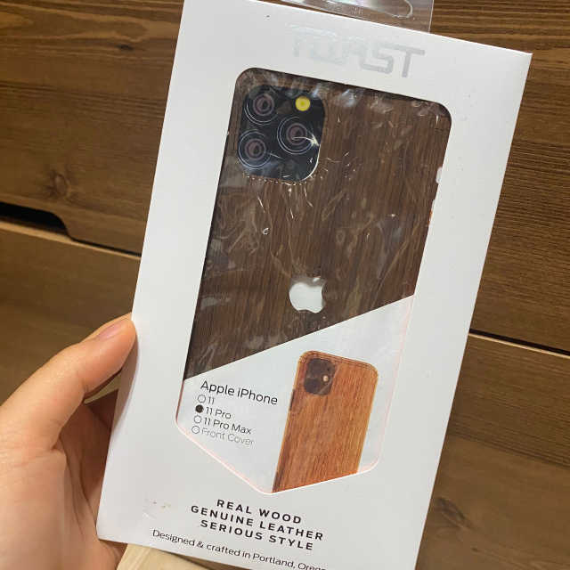 TOAST 아이폰 천연 우드 스티커 케이스 리뷰 사진