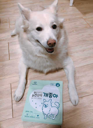 My Pet Care 천연단백질 눈건강에 개좋아 — 5점을 준 리뷰어가 2020년 12월 올린 사용 사진