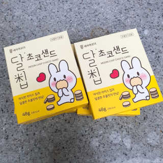 네이처오다 달칩 초코샌드 — 5점을 준 리뷰어가 2020년 7월 올린 사용 사진