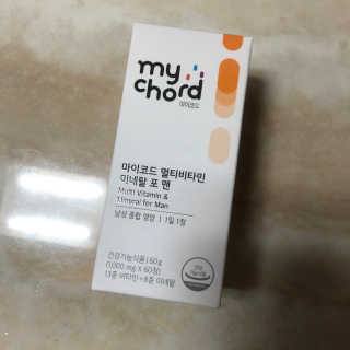 JW중외제약 마이코드 멀티비타민미네랄 포 맨 — 5점을 준 리뷰어가 2020년 8월 올린 사용 사진