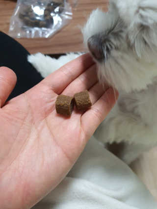My Pet Care 천연단백질 관절건강에 개좋아 — 4.5점을 준 리뷰어가 2020년 12월 올린 사용 사진