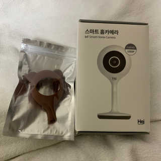 헤이홈 스마트 홈카메라 + 헤이베어 캐릭터커버 — 5점을 준 리뷰어가 2020년 5월 올린 사용 사진