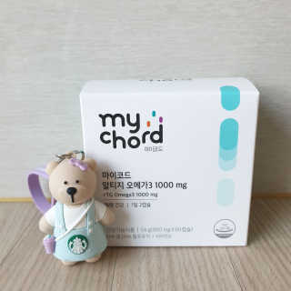 JW중외제약 마이코드 알티지 오메가3 1000 mg — 5점을 준 리뷰어가 2020년 10월 올린 사용 사진