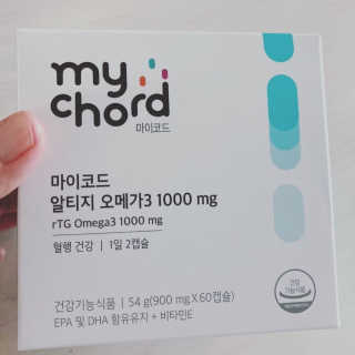 JW중외제약 마이코드 알티지 오메가3 1000 mg — 5점을 준 리뷰어가 2020년 7월 올린 사용 사진
