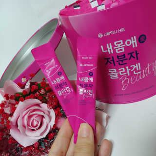 서울약사신협_내몸애뷰티 저분자콜라겐_2.5g 100포 — 5점을 준 리뷰어가 2020년 6월 올린 사용 사진