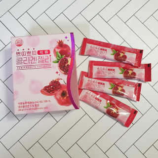 헬스업_쁘띠쁘띠석류콜라겐젤리_20g x 14포 — 5점을 준 리뷰어가 2020년 8월 올린 사용 사진