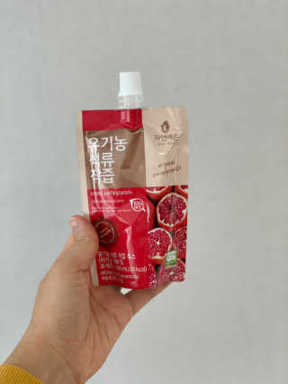 자연에온 유기농 석류 착즙 100mL 10개입 2BOX — 5점을 준 리뷰어가 2020년 12월 올린 사용 사진