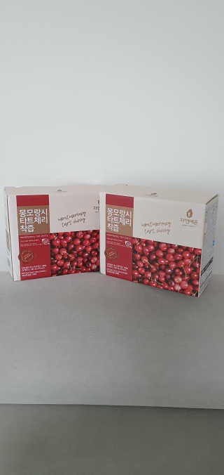 자연에온 몽모랑시 타트체리 착즙 100mL 10개입 2BOX — 5점을 준 리뷰어가 2020년 9월 올린 사용 사진