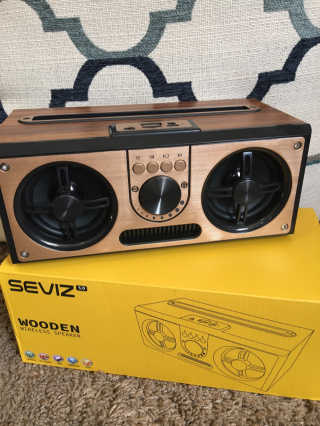 SEVIZ RETRO20W 레트로 블루투스 스피커 — 5점을 준 리뷰어가 2020년 8월 올린 사용 사진