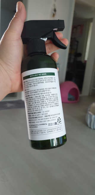 강아지스토리 2in1 강아지 애견 탈취제 400ml — 5점을 준 리뷰어가 2020년 5월 올린 사용 사진