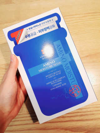 리더스코스메틱 리더스 메디유 아미노 모이스처 마스크 — 5점을 준 리뷰어가 2020년 5월 올린 사용 사진