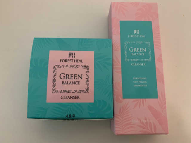 포레스트힐 SS 그린 밸런스 클렌져 50ml + 40ml 리뷰 사진